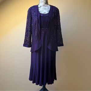 R & M Richards Two-Piece Cocktail Dress